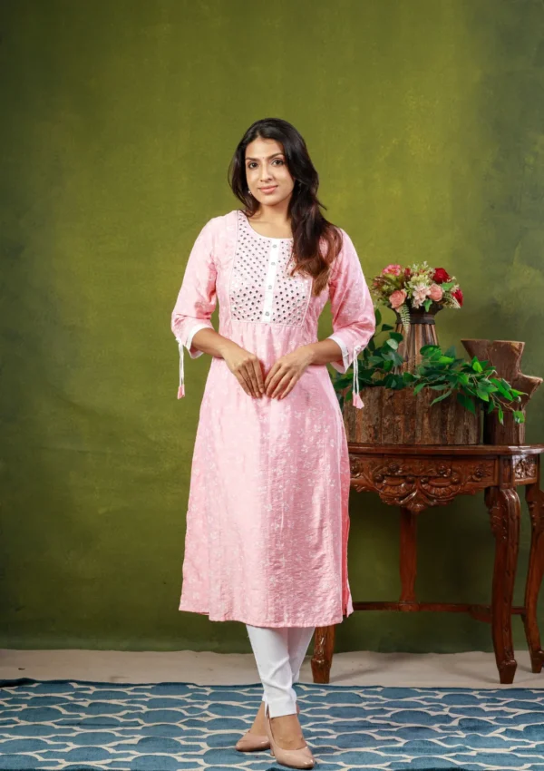 Anarkali Top - Pink